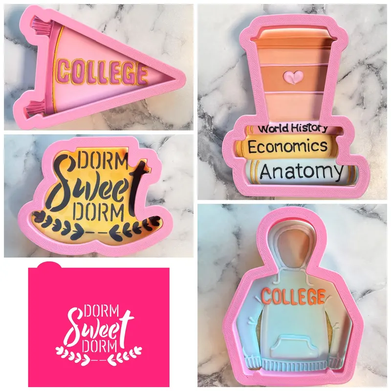 Back-To-School Cookie Cutter And Stencil Set 1