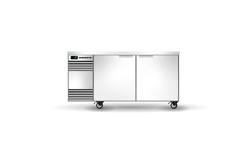 Backbar Counterline 2-Door Solid-Swing Fridge — Streamlined Counter Solution 1
