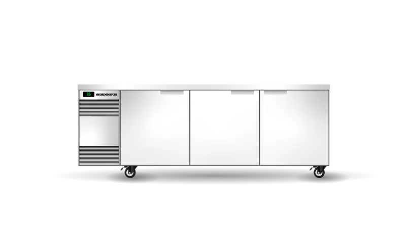 Backbar Counterline 3-Door Solid-Swing Fridge — Modular Bar Setup 1