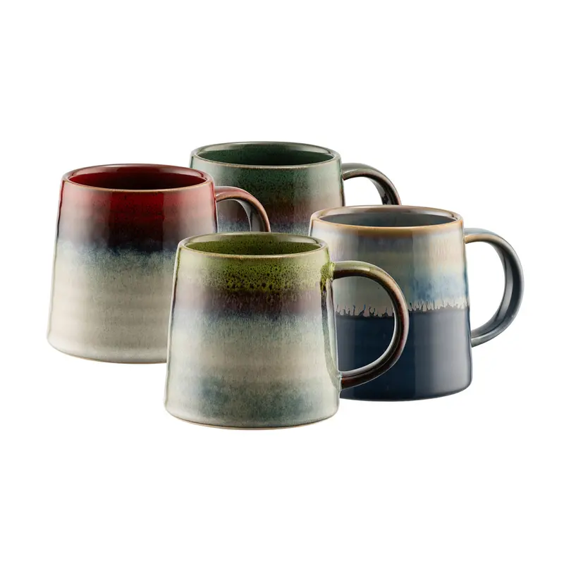Belleek Living Aura Mug Collection – 4-Piece Contemporary Set 1