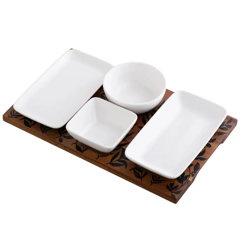 Belleek Living Graze Tapas Set – Handmade Irish Porcelain Serving Collection 1