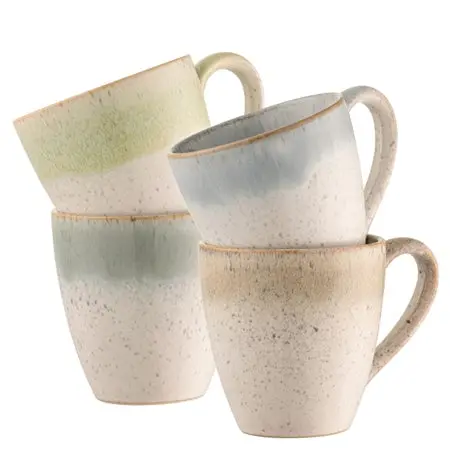 Belleek Tivoli Mug Collection – Set Of Four Fine Bone China Mugs (Style 7126) 1