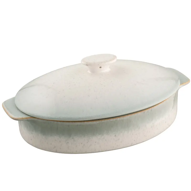 Belleek Tivoli Oval Lidded Baker – Versatile Ceramic Casserole Dish For Baking & Serving (Model 7138) 1