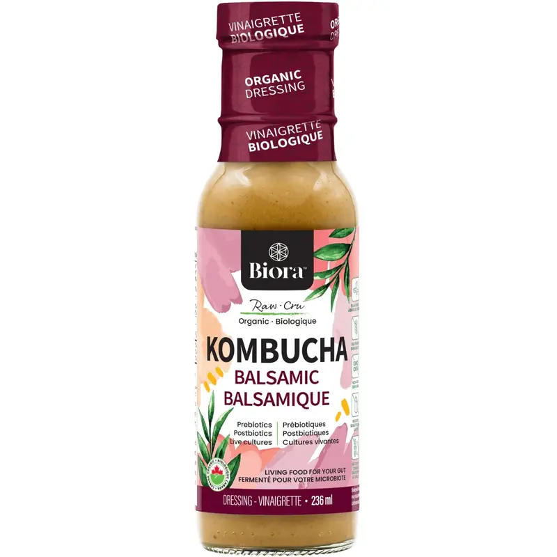Biora Organic Kombucha Balsamic Vinaigrette – Aged & Balanced (236 Ml) 1