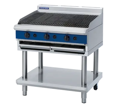Blue Seal Evolution G596-Ls 900Mm Gas Chargrill With Leg Stand 1
