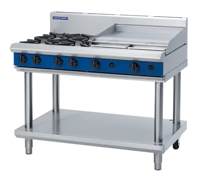 Blue Seal G518B-Ls Evolution Gas Cooktop — 1200Mm Leg-Stand Configuration 1