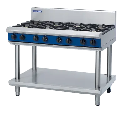Blue Seal G518D-Ls Evolution Gas Cooktop — 1200Mm Leg-Stand Setup 1