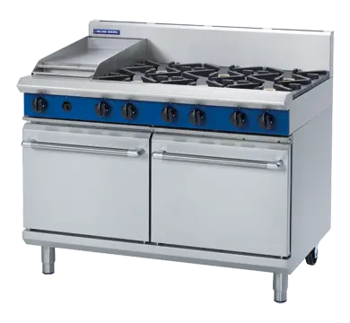 Blue Seal G528C Evolution Gas Range — 1200Mm Dual Static Oven 1