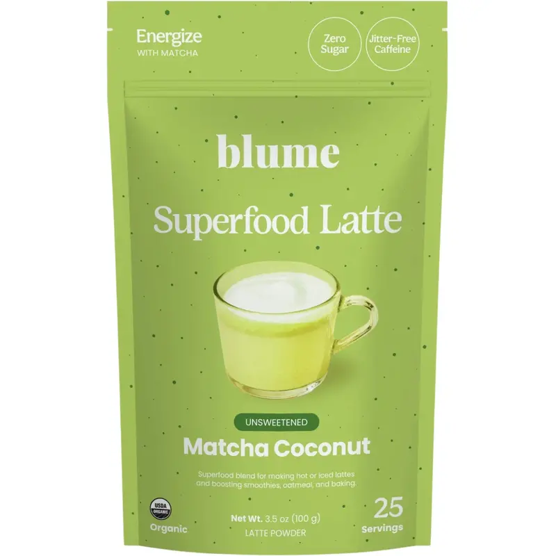 Blume Matcha Coconut Superfood Latte Powder – 100G 1