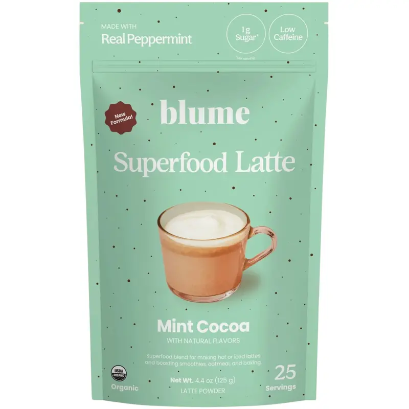 Blume Mint Cocoa Superfood Latte Powder – 125G 1