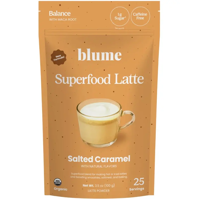 Blume Salted Caramel Superfood Latte Powder – 100G 1