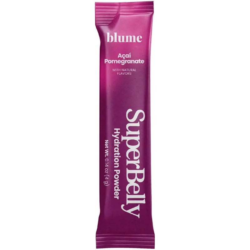 Blume Superbelly Hydration Sachet – Acai Pomegranate Gut Support, 4 G 1