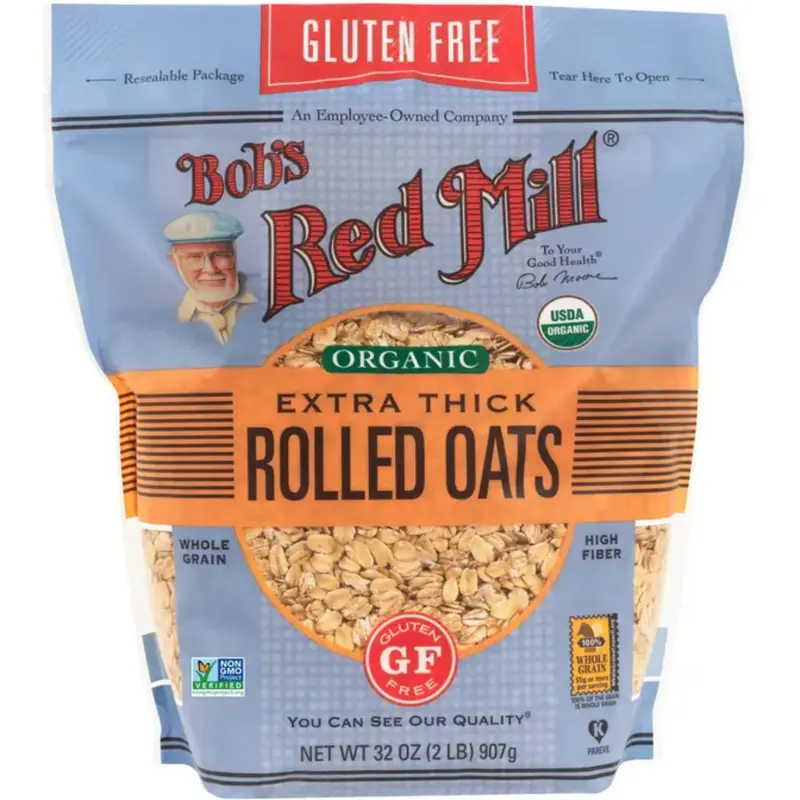 Bob'S Red Mill Gluten-Free Organic Extra-Thick Rolled Oats, 907G 1