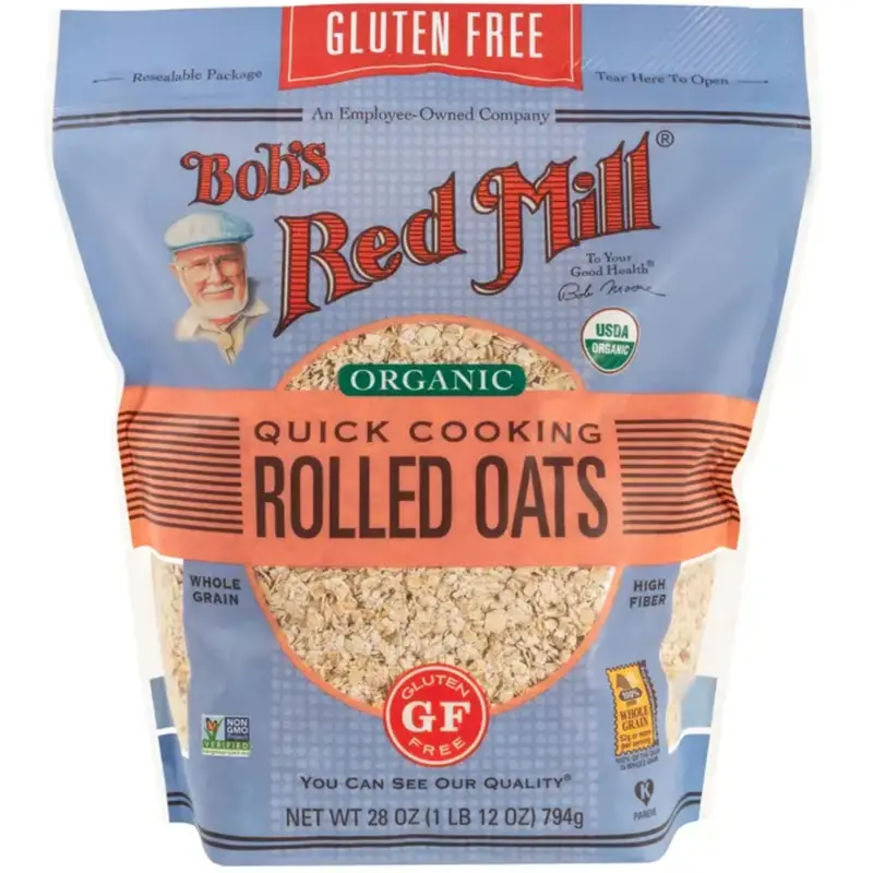 Bob'S Red Mill Gluten-Free Organic Quick-Cooking Rolled Oats, 794G 1
