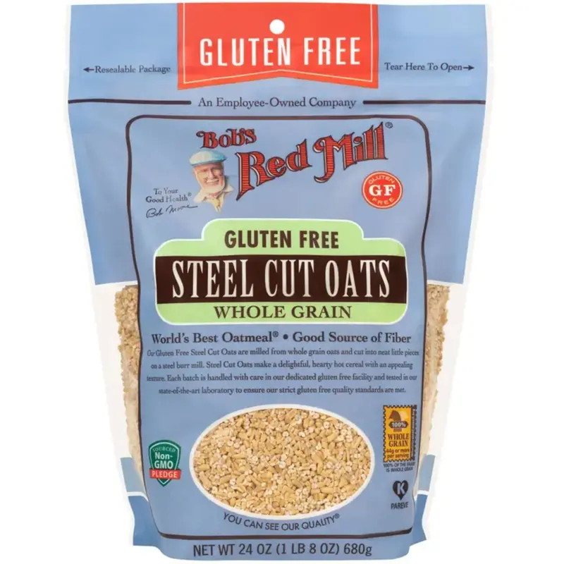 Bob'S Red Mill Gluten-Free Steel-Cut Oats – High-Fiber Breakfast Option, 680G 1