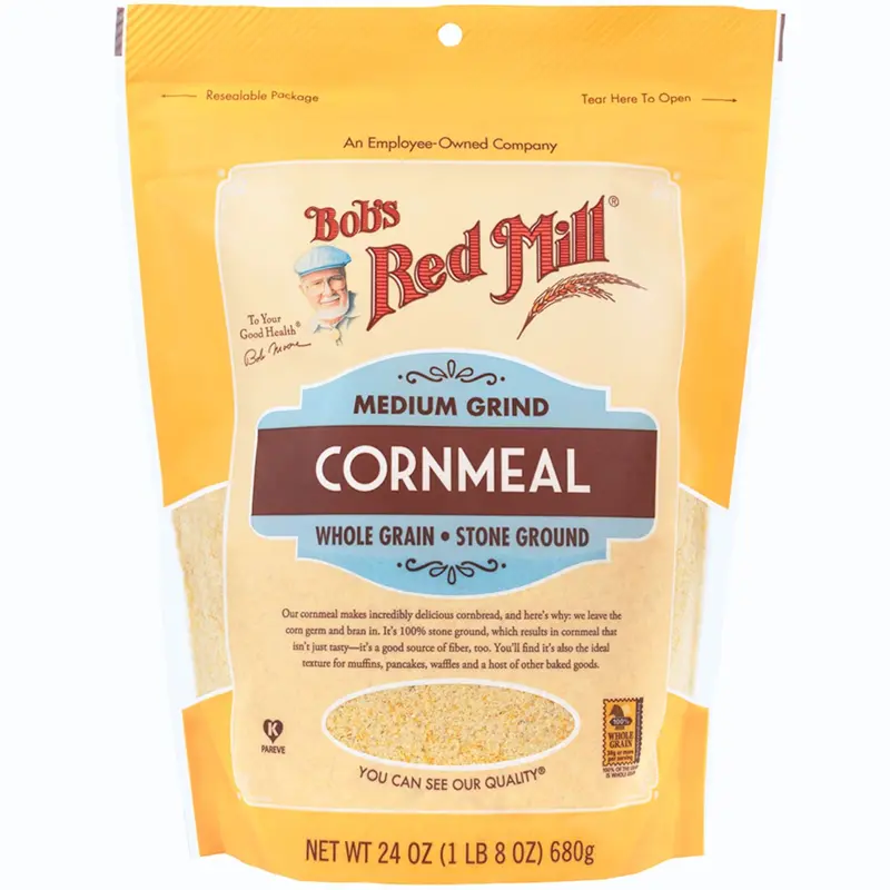 Bob’S Red Mill Medium-Grind Whole Grain Cornmeal - 680 G 1