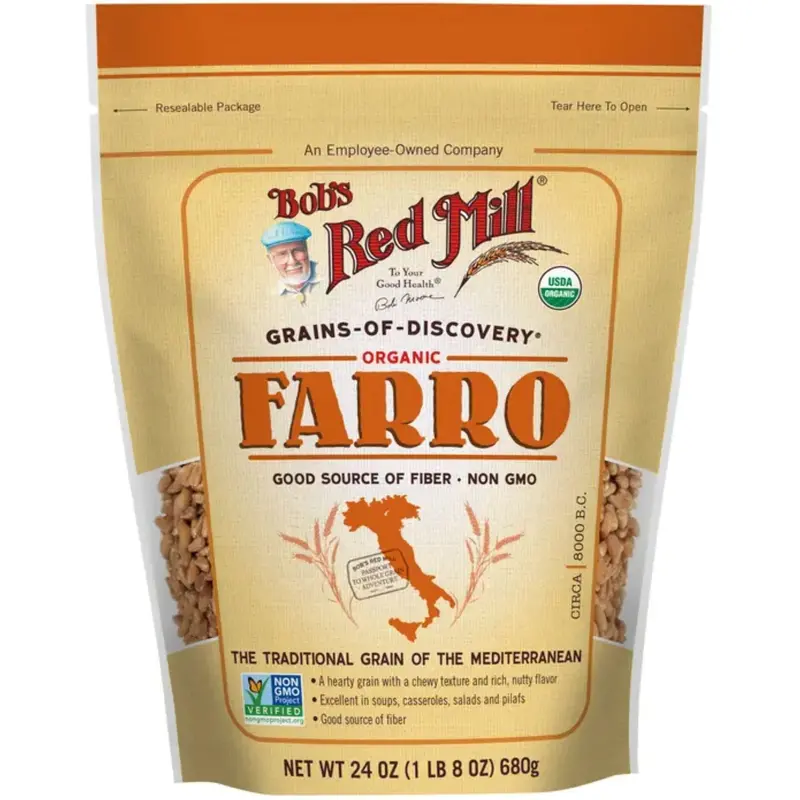 Bob'S Red Mill Organic Farro – 680G Chewy, Hearty Whole Grain 1