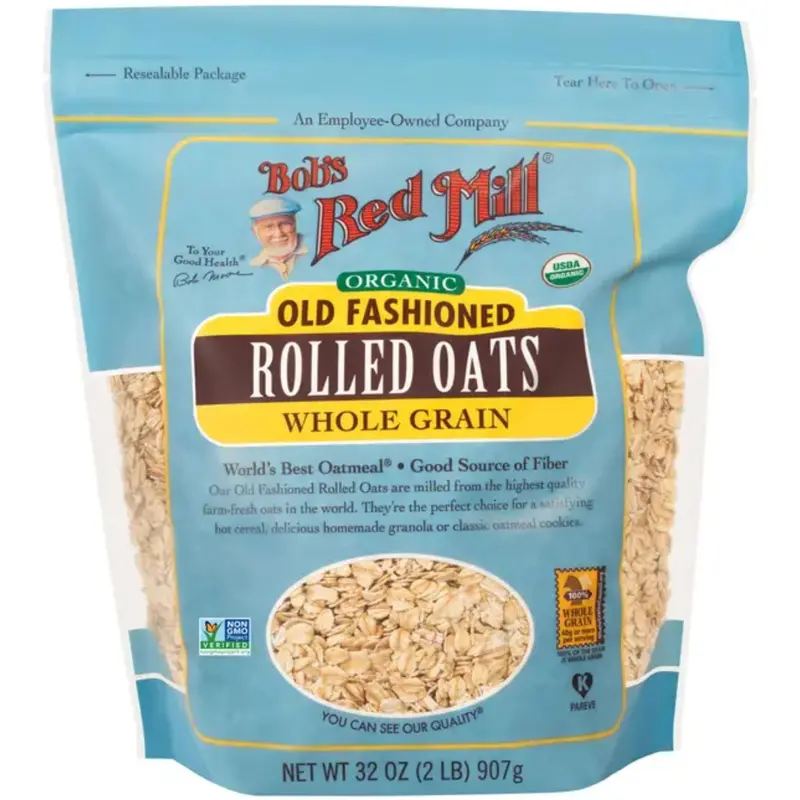 Bob'S Red Mill Organic Old-Fashioned Rolled Oats – Large Flake, 907G 1