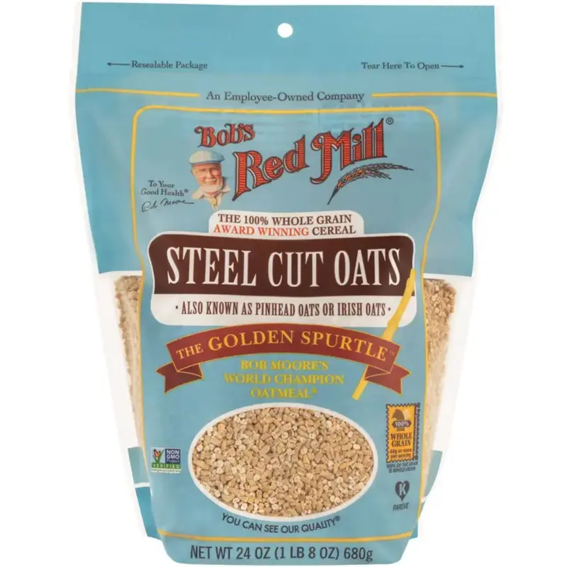Bob'S Red Mill Steel-Cut Oats – Hearty & Nutty, 680G 1