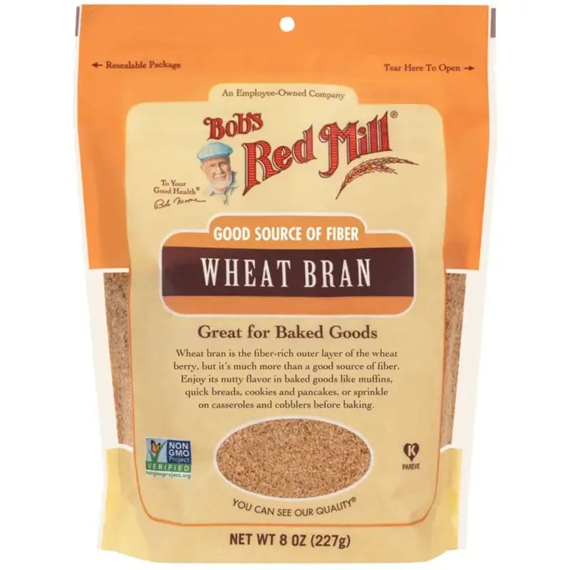 Bob'S Red Mill Wheat Bran – 227G High-Fiber Dietary Supplement 1