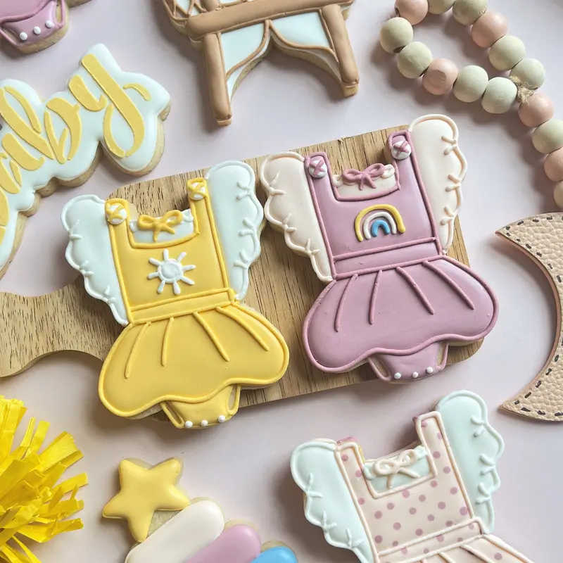 Boho Baby Dress Cookie Cutter 1