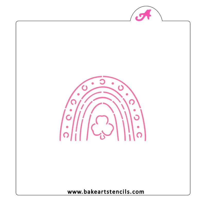 Boho Rainbow Diy Cookie Stencil For Baking Art 1