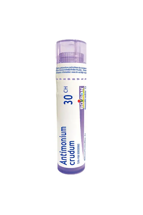 Boiron Antimonium Crudum 30Ch Homeopathic Pellets, 80 Count 1