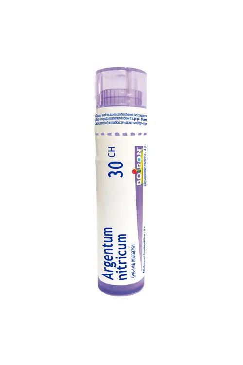Boiron Argentum Nitricum 30Ch Homeopathic Remedy, 80 Pellets 1