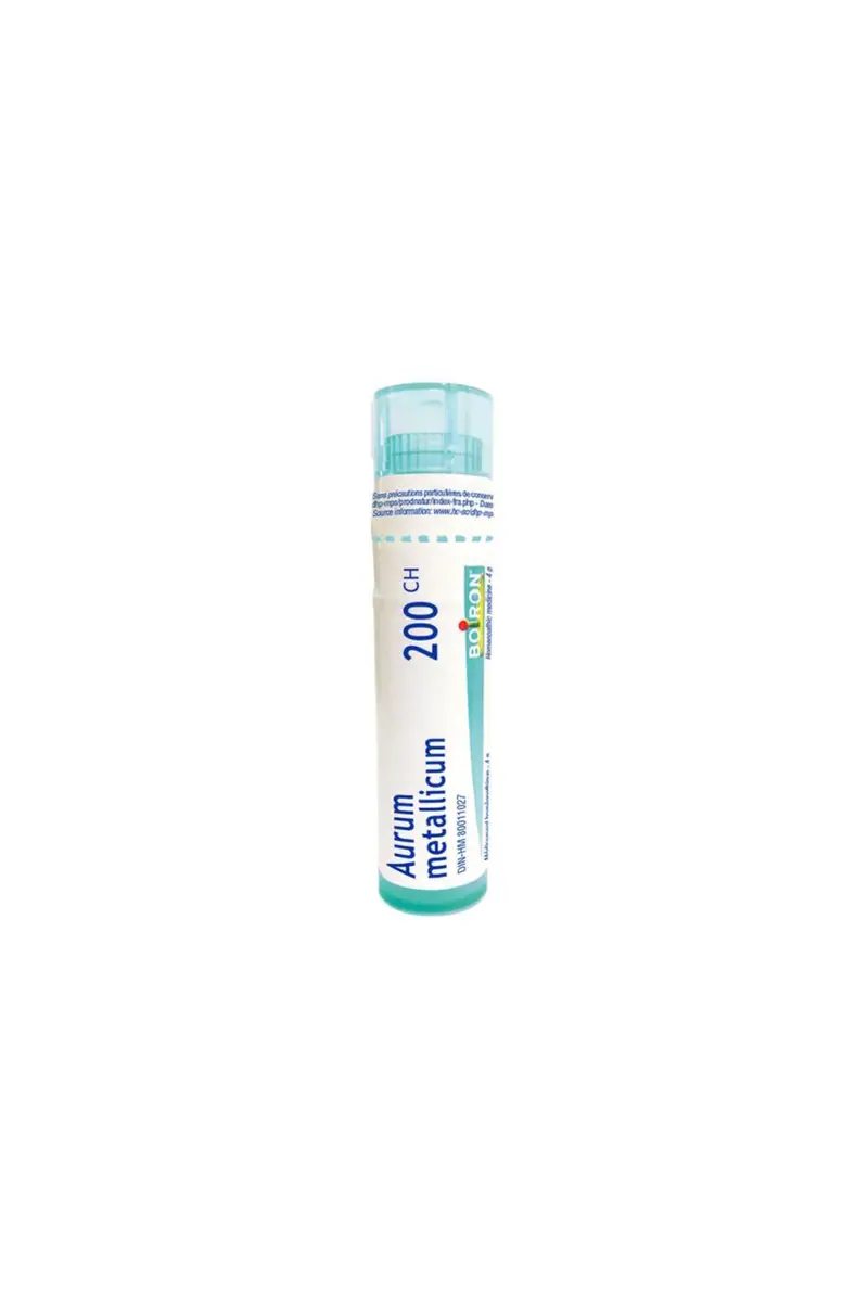 Boiron Aurum Metallicum 200Ch – 80 Pellets For Emotional Support 1