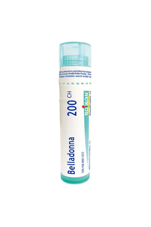 Boiron Belladonna 200Ch – 80 Pellets For Sudden Fever And Flushing 1