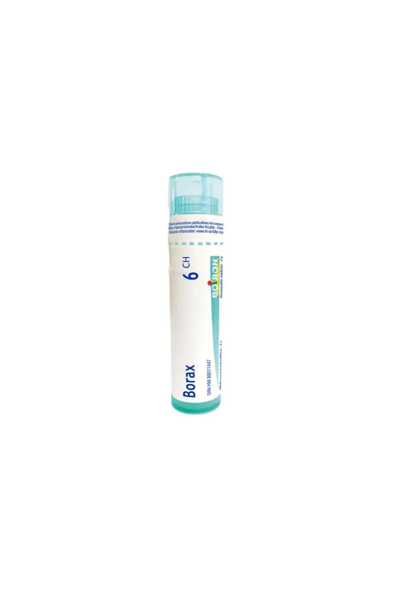 Boiron Borax 6Ch – 80 Pellets For Oral Discomfort And Sensitivity 1
