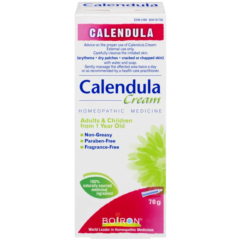 Boiron Calendula Cream – Soothing Topical Ointment, 70 G Tube 1
