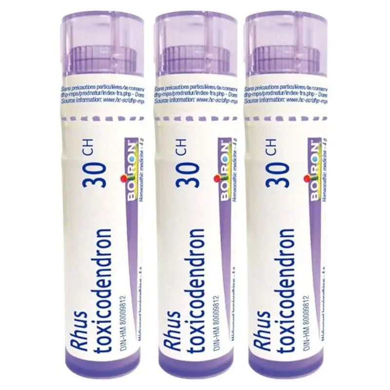 Boiron Rhus Toxicodendron Homeopathic Remedy - 30Ch, 3-Pack 1