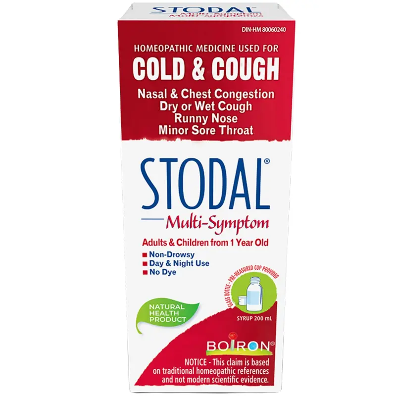 Boiron Stodal Adult Cough Syrup For Multiple Symptoms – 200 Ml 1