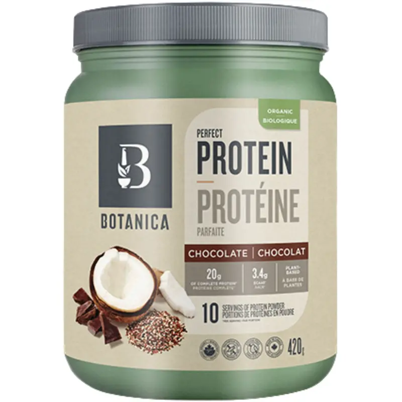 Botanica Perfect Protein Powder – Chocolate Flavor, Plant-Based & Clean (420 G) 1