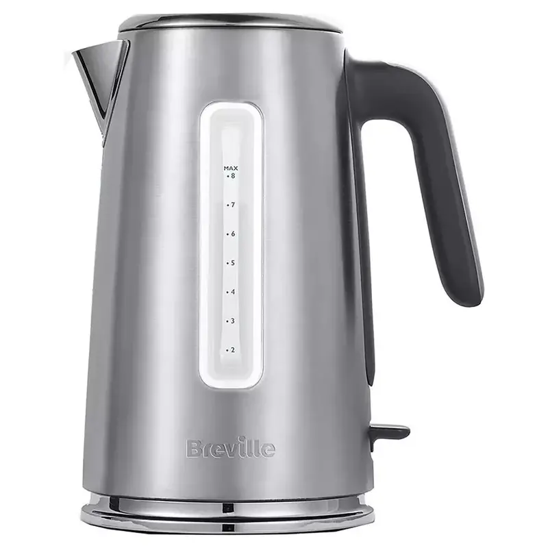 Breville Edge Quiet Boil Kettle – Brushed Steel 1.7L With Noise Reduction 1
