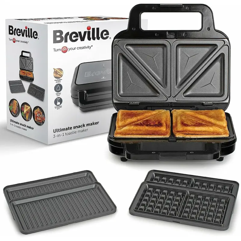 Breville Vst098 3-In-1 Electric Snack Maker 1