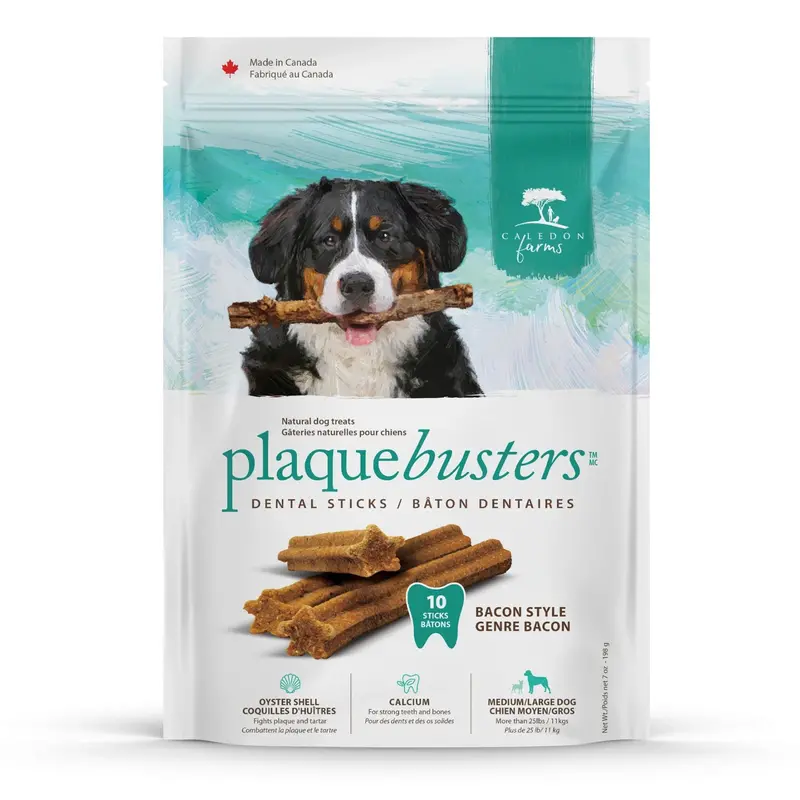 Caledon Farms Plaque Busters Bacon-Flavored Dental Sticks – 140G 1