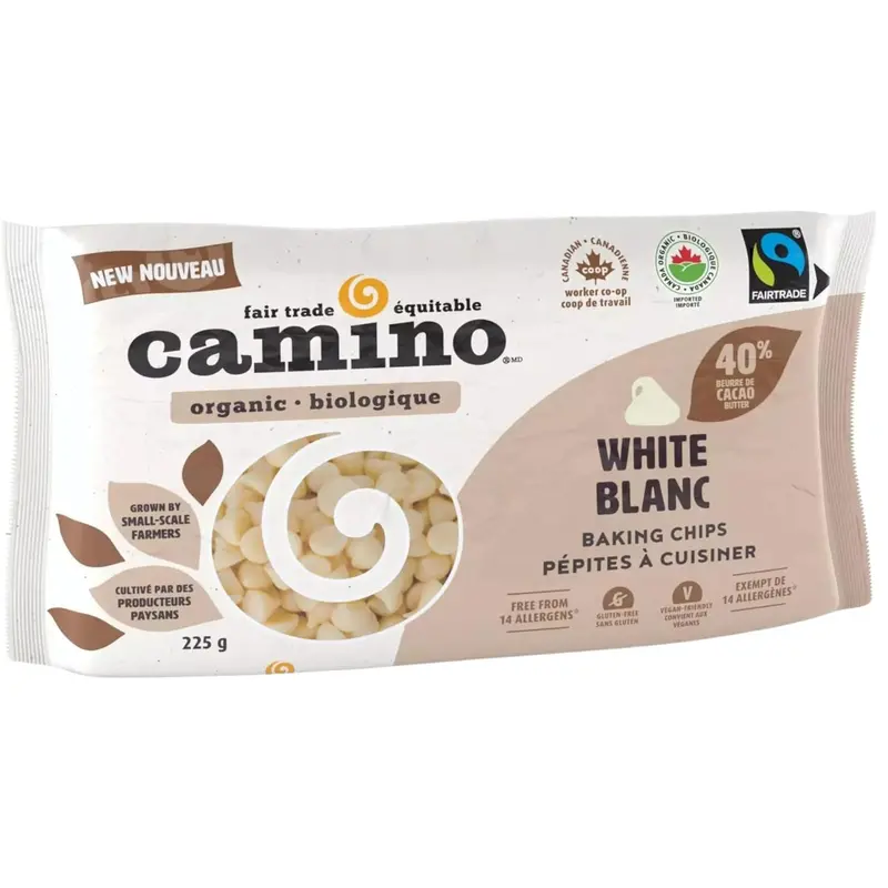 Camino Vegan White Baking Chips, 225 G 1