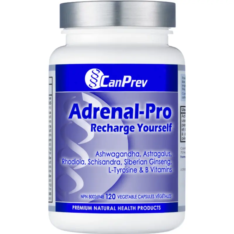 Canprev Adrenal-Pro Stress & Energy Support – 120 Capsules 1