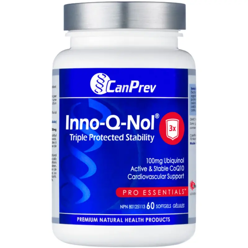 Canprev Inno-Q-Nol Coq10 Supplement – 60 Softgels 1