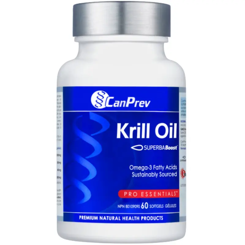 Canprev Krill Oil Omega-3 Supplement – 60 Softgels 1