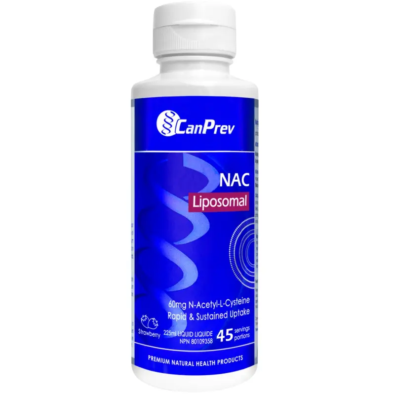 Canprev Liposomal Nac Supplement – Strawberry Flavor, 225Ml 1