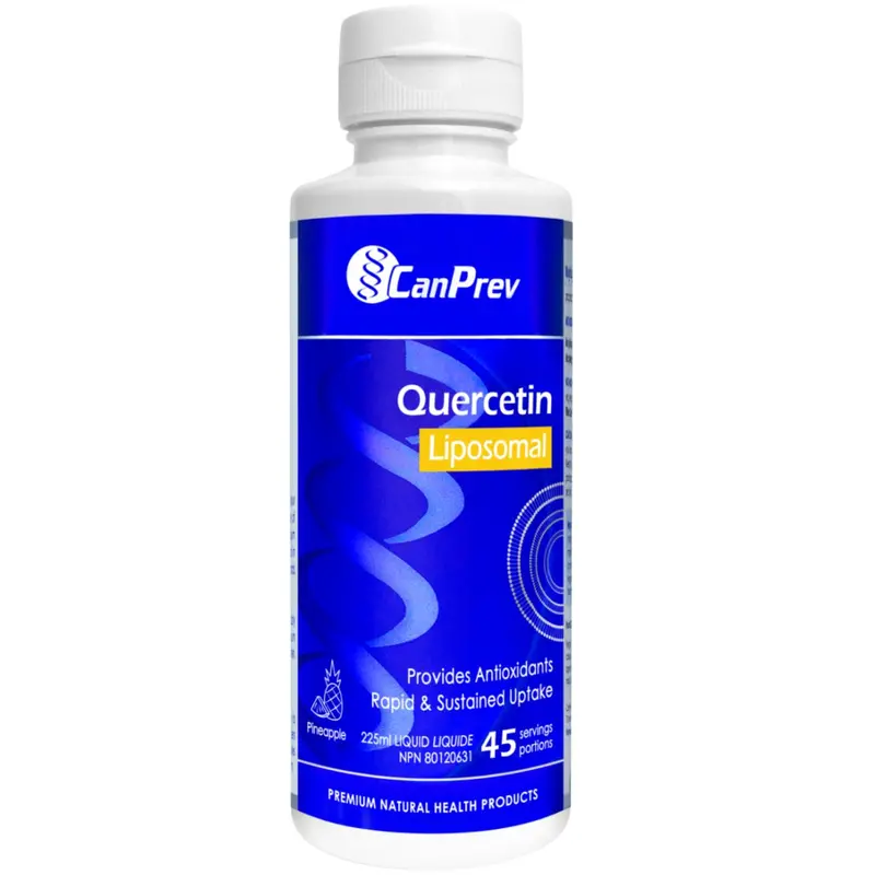 Canprev Liposomal Quercetin Liquid – Pineapple Flavor, 225Ml Antioxidant Support 1