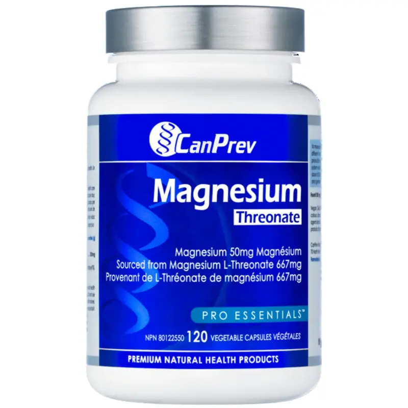 Canprev Magnesium Threonate – Brain-Focused Magnesium, 120 Capsules 1