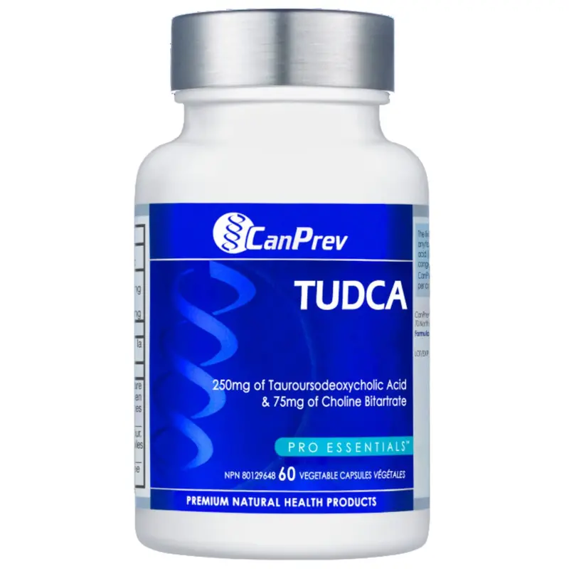 Canprev Tudca Liver Support Supplement – 60 Capsules Tauroursodeoxycholic Acid 1