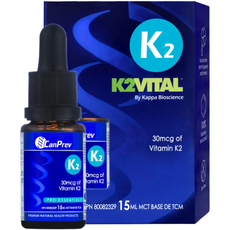 Canprev Vitamin K2 Drops (Menaquinone-7) – 15Ml Liquid Supplement 1