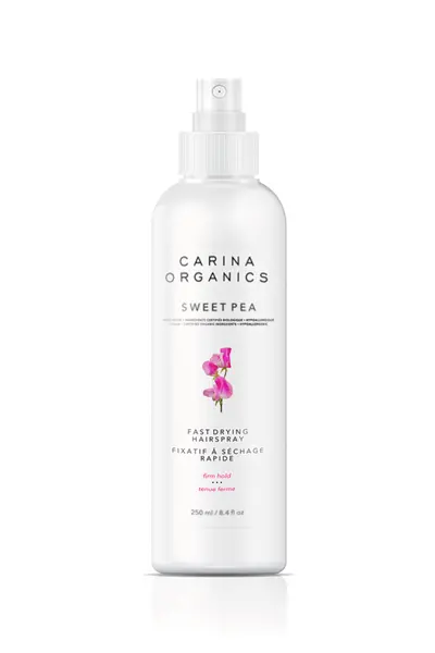 Carina Organics Sweet Pea Fast-Drying Natural Hairspray – 250 Ml 1