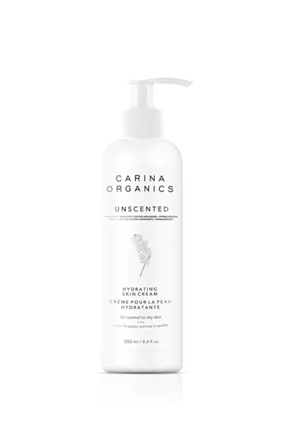 Carina Organics Unscented Daily Moisturizer – Hypoallergenic Skin Cream, 250Ml 1