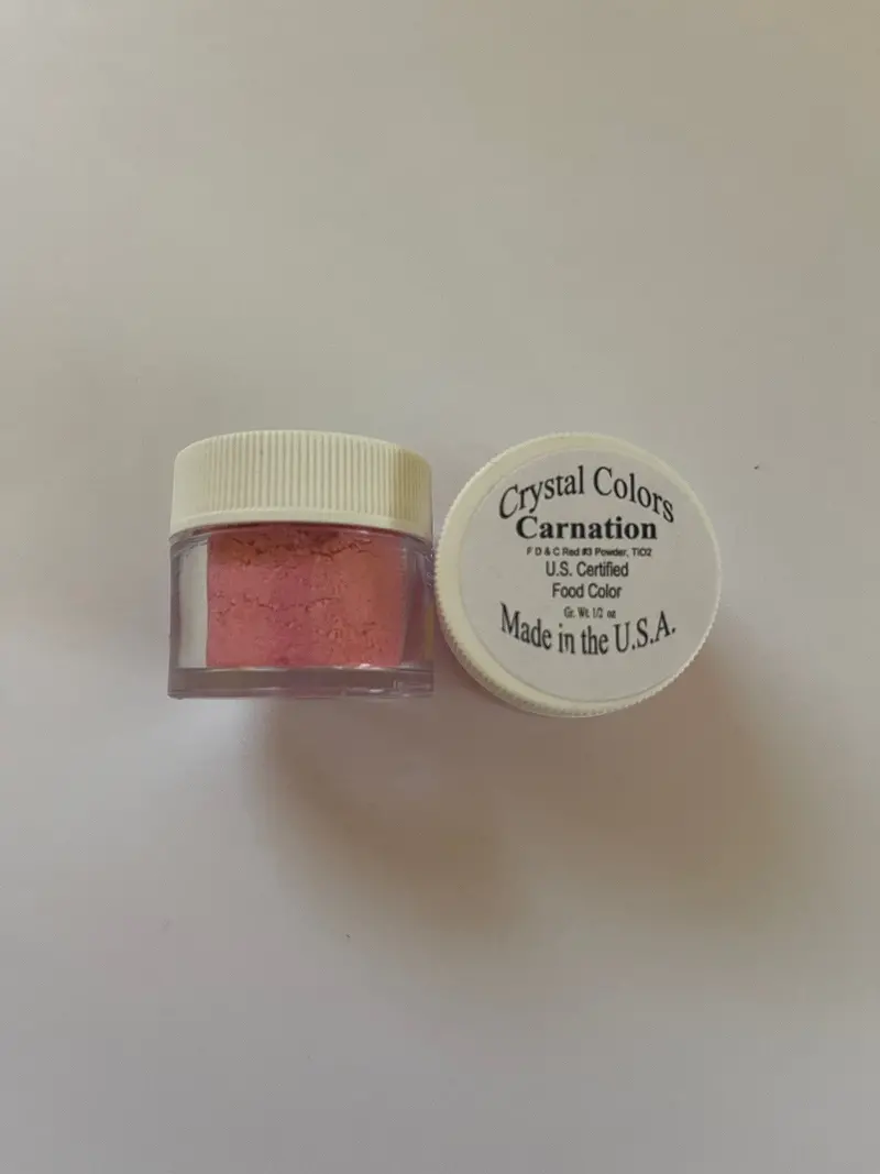 Carnation Pink Crystal Food Coloring 1